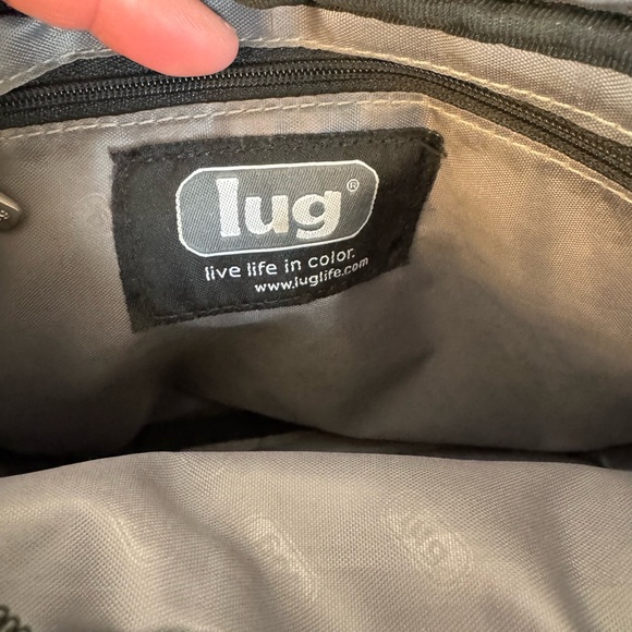 Lug Black Quilted Crossbody Bag Adjustable Strap - Picture 6 of 9